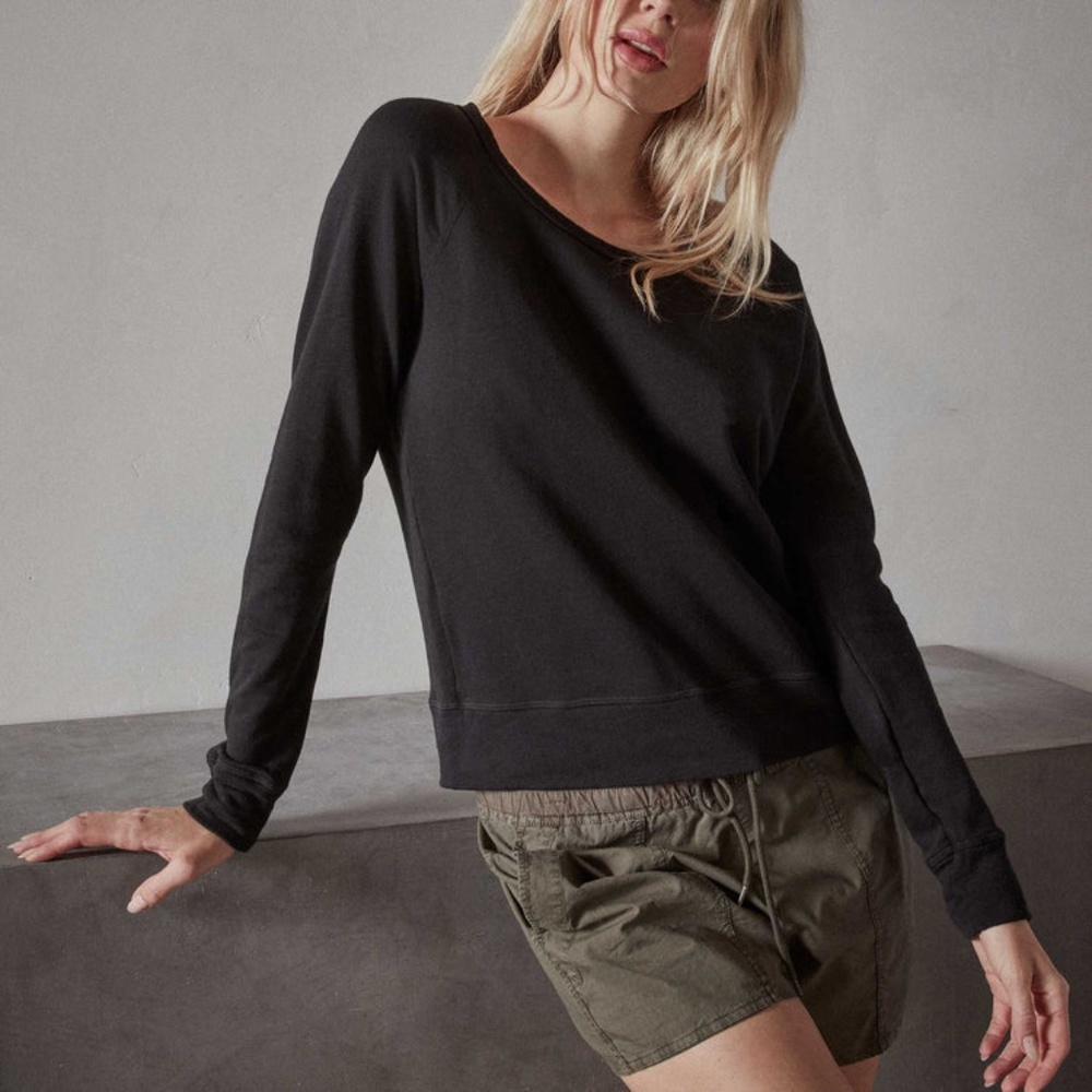 NWT James Perse Womens Vintage French Terry Sweatshirt - Santa Barbara